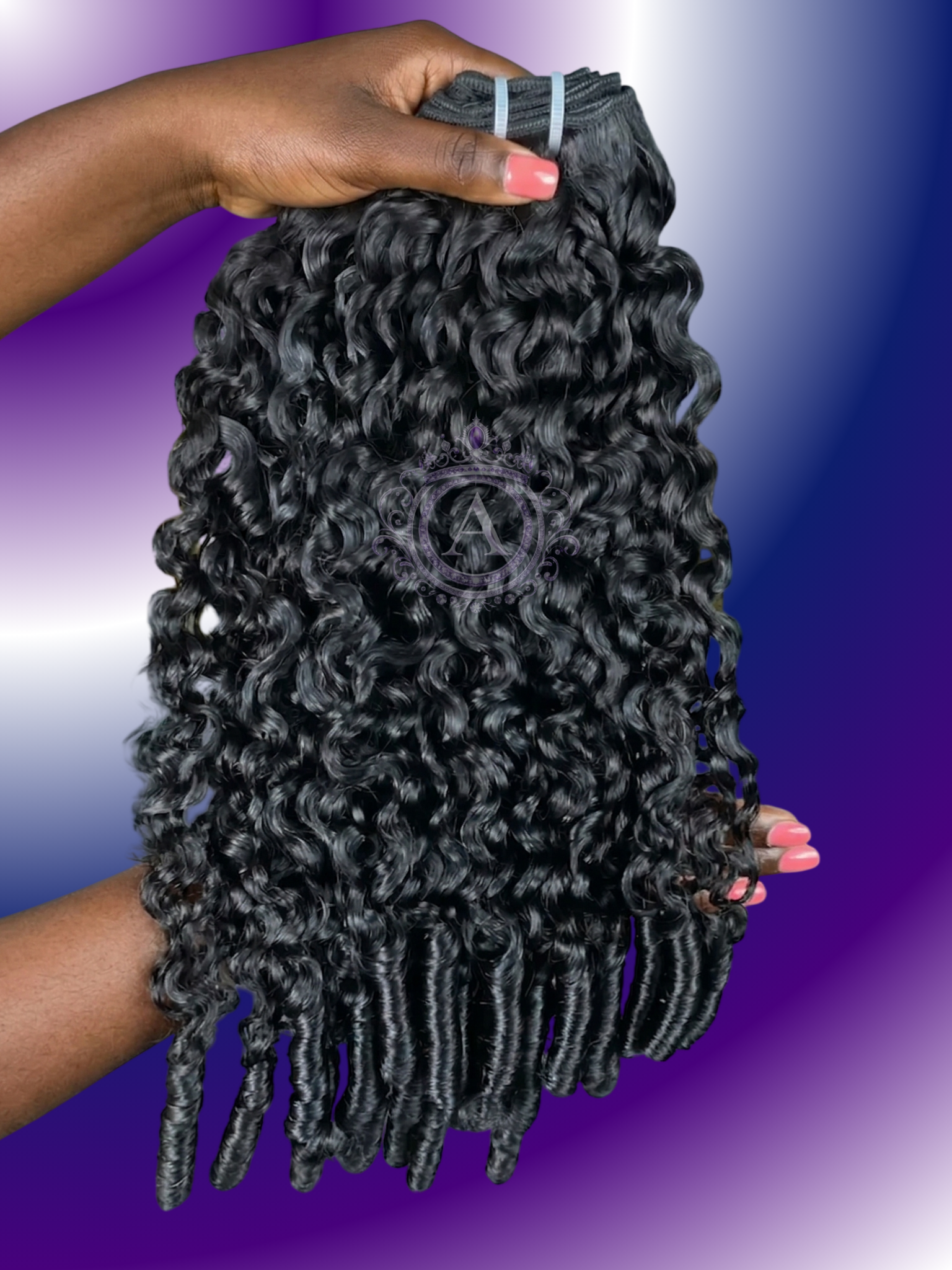 Burmese Tropical Spiral Curly Bundle Kits