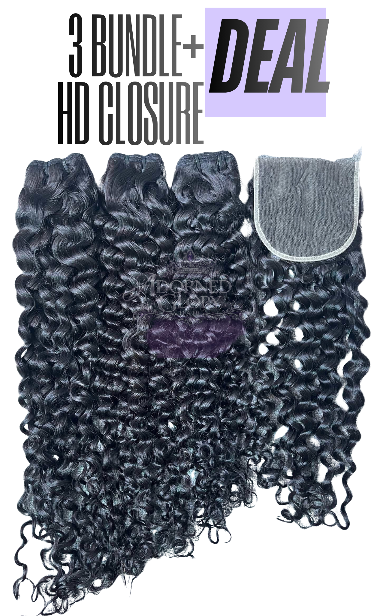 HD Closure+3 Bundle Deal