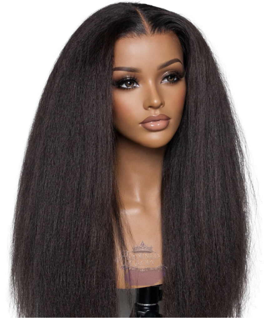 HD Royal Kinky Straight Wigs
